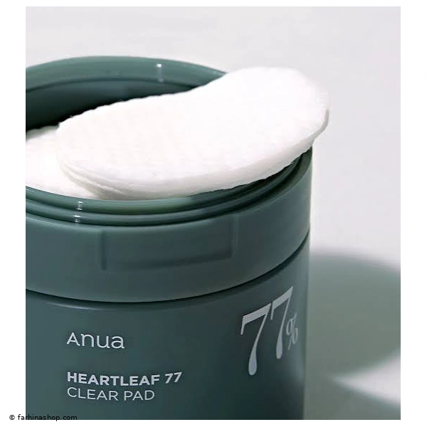 تونر پد تسکین دهنده و ضد التهاب آنوا Anua حاوی Heartleaf 77% حجم 160 میل _ فرهینا شاپ