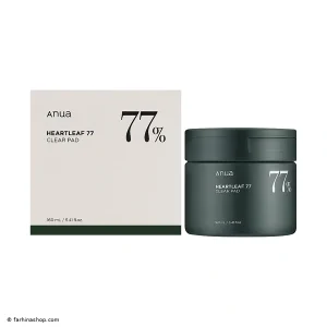 تونر پد تسکین دهنده و ضد التهاب آنوا Anua حاوی Heartleaf 77% حجم 160 میل _ فرهینا شاپ