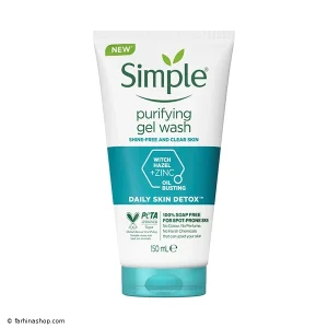 ژل شست‌ و شوی صورت سیمپل مدل purifying حجم 150 میلی‌لیتر _ فرهینا شاپ