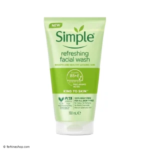 ژل شستشو صورت سیمپل مدل refreshing حجم 150 میلی لیتر _ فرهینا شاپ